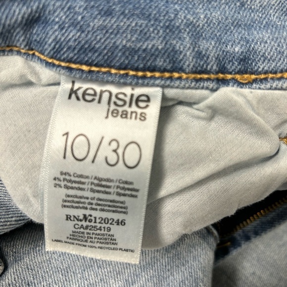 Kensie The Kelsey Highrise Skinny Jeans Light Blue Womens size 10​ - Picture 3 of 7
